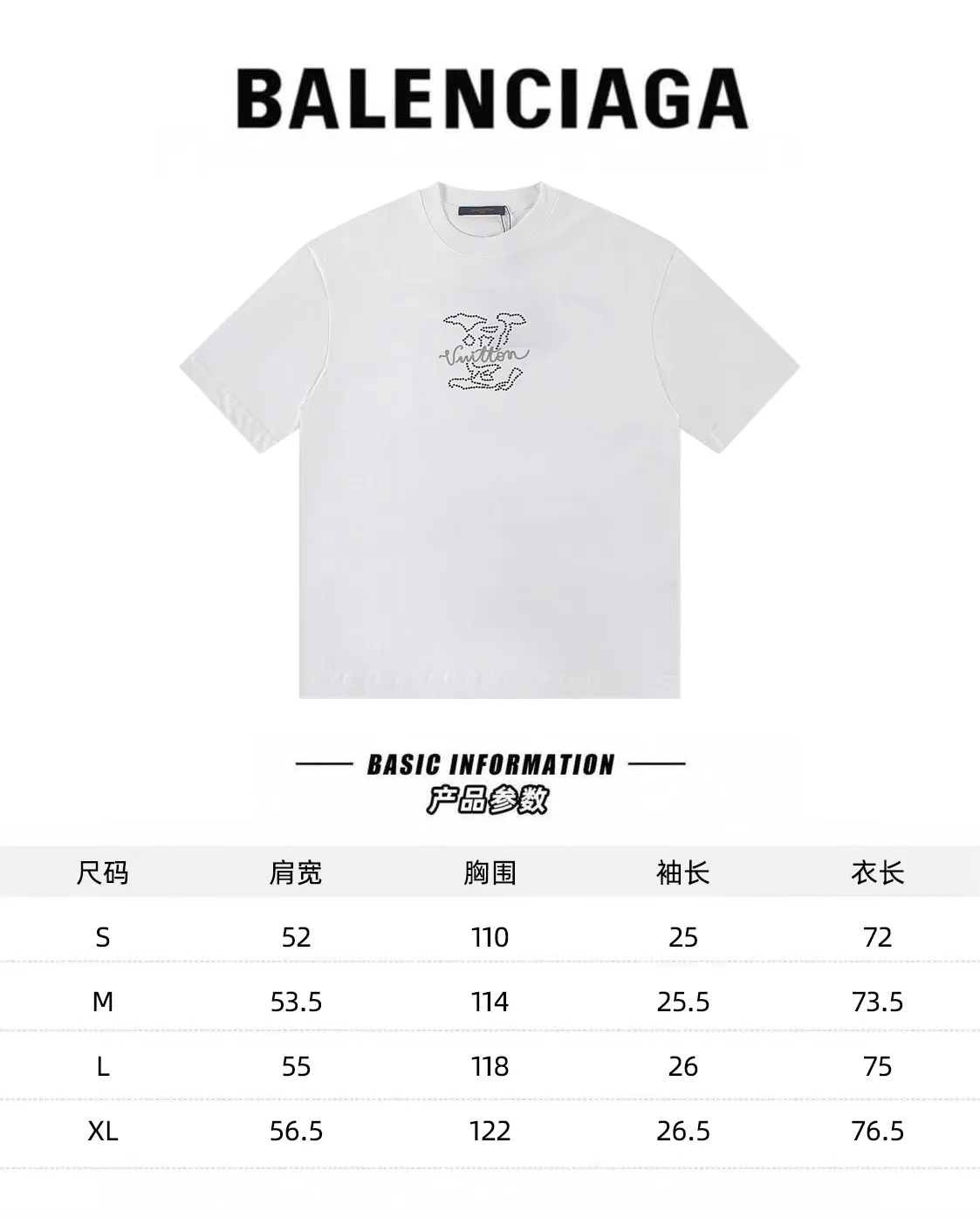 🅿️170 louis vuitto*2026 latest hot diamond💍offset printed short-sleeved T-shirt Material: Made of high version 300g double yarn combed cotton Size: S M L XL Color: black and white Style number: W2803